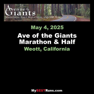 Ave of the Giants Marathon & Half Marathon