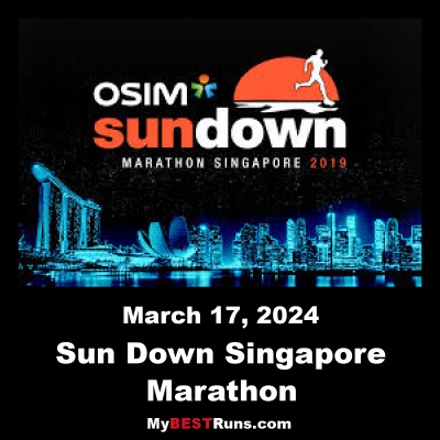 Sun Down Singapore Marathon