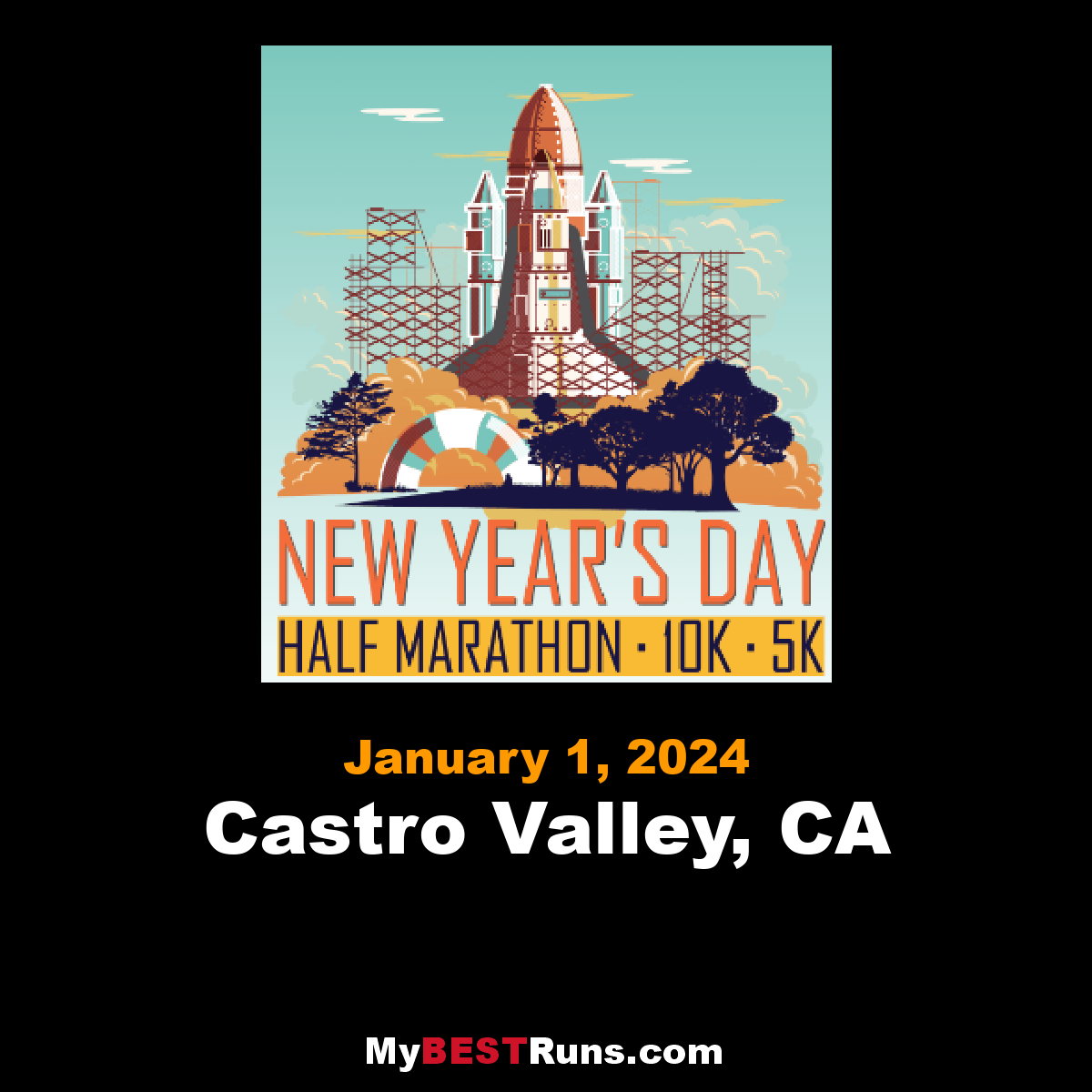 Brazen New Year's Day Half Marathon - Castro Valley, CA ...