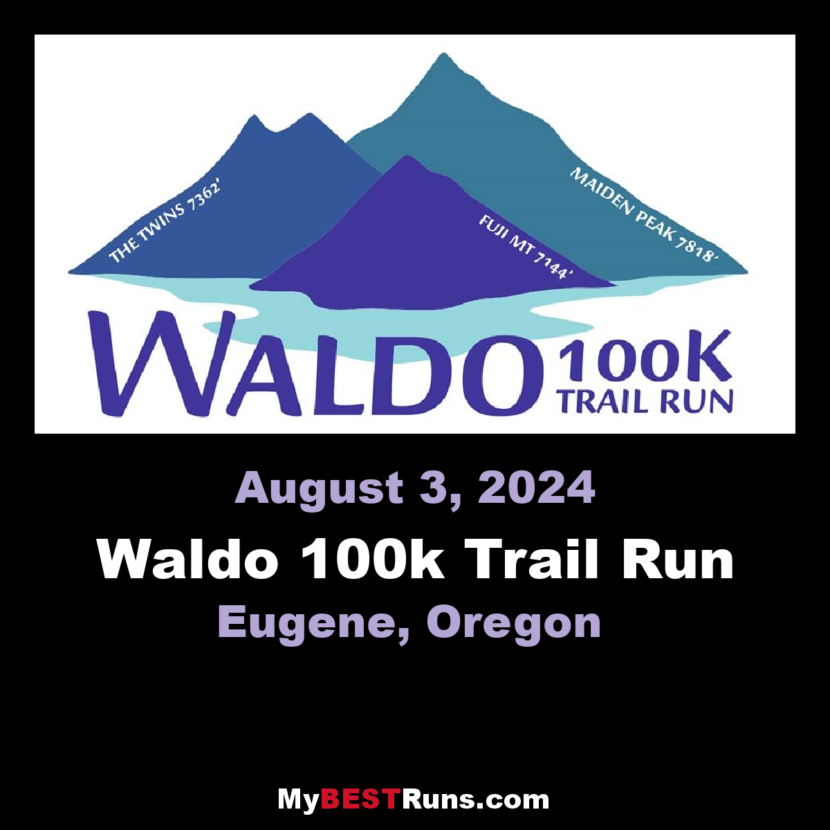 Waldo 100k Trail Run Eugene, Oregon 8/22/2020 My BEST Runs