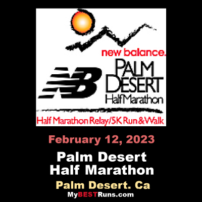 New Desert Half Marathon Balance Palm 