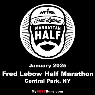 Fred Lebow Half Marathon - Central Park, NY - 1/23/2022 - My BEST Runs - Worlds Best Road Races