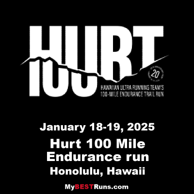 Hurt 100 Mile Endurance run