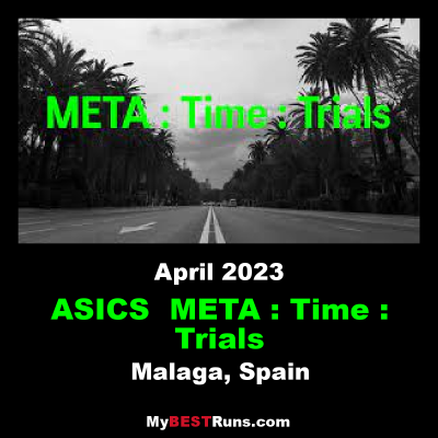 ASICS  META : Time : Trials