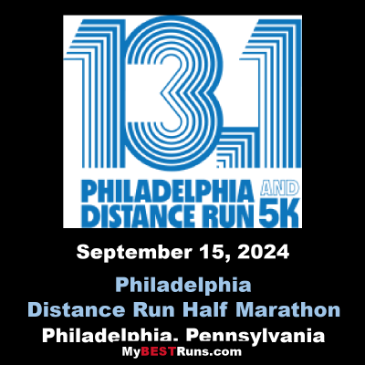 Philadelphia Distance Run Half Marathon