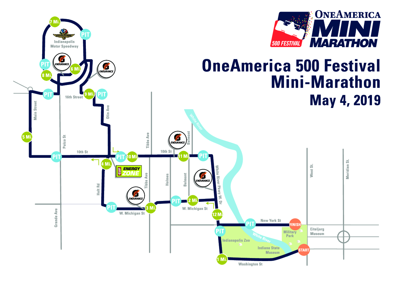 OneAmerica 500 Festival MiniMarathon Indianapolis, Indiana 5/4