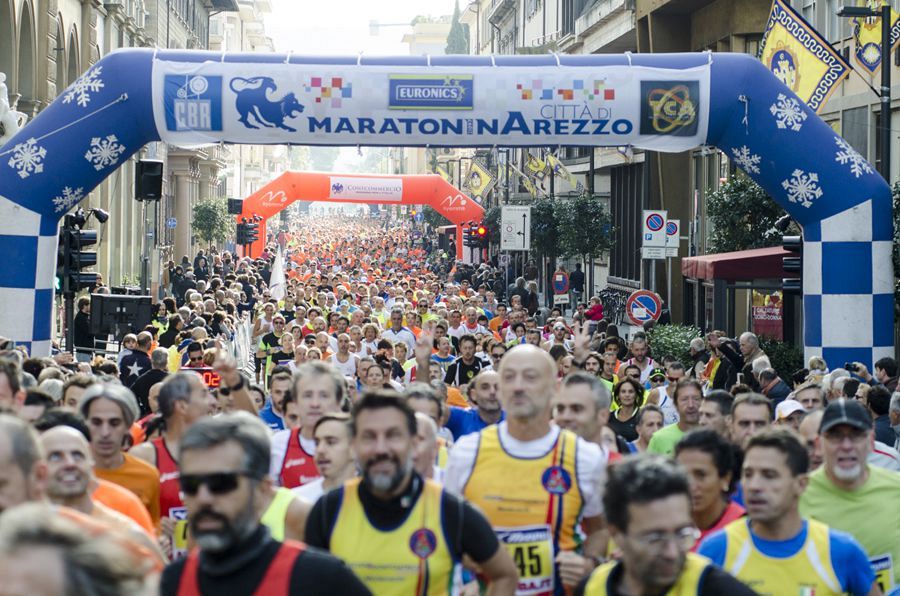 city of Arezzo Half Marathon