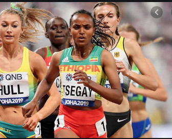 Ethiopia's Gudaf Tsegay sets new indoor world record in 1,500 meters