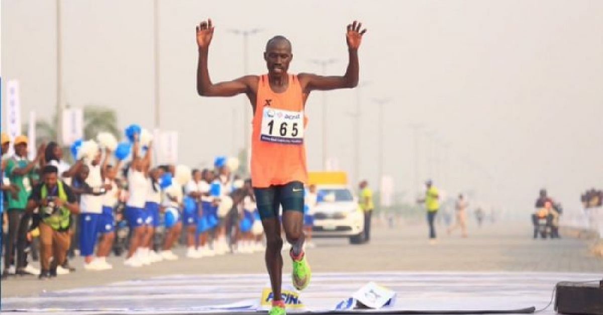 Kenyaâ€™s David Barmasai Tumo won the 2020 edition of the Lagos Marathon