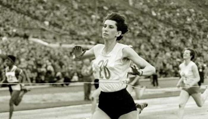 The first lady of Polish sport, Irena Szewinska