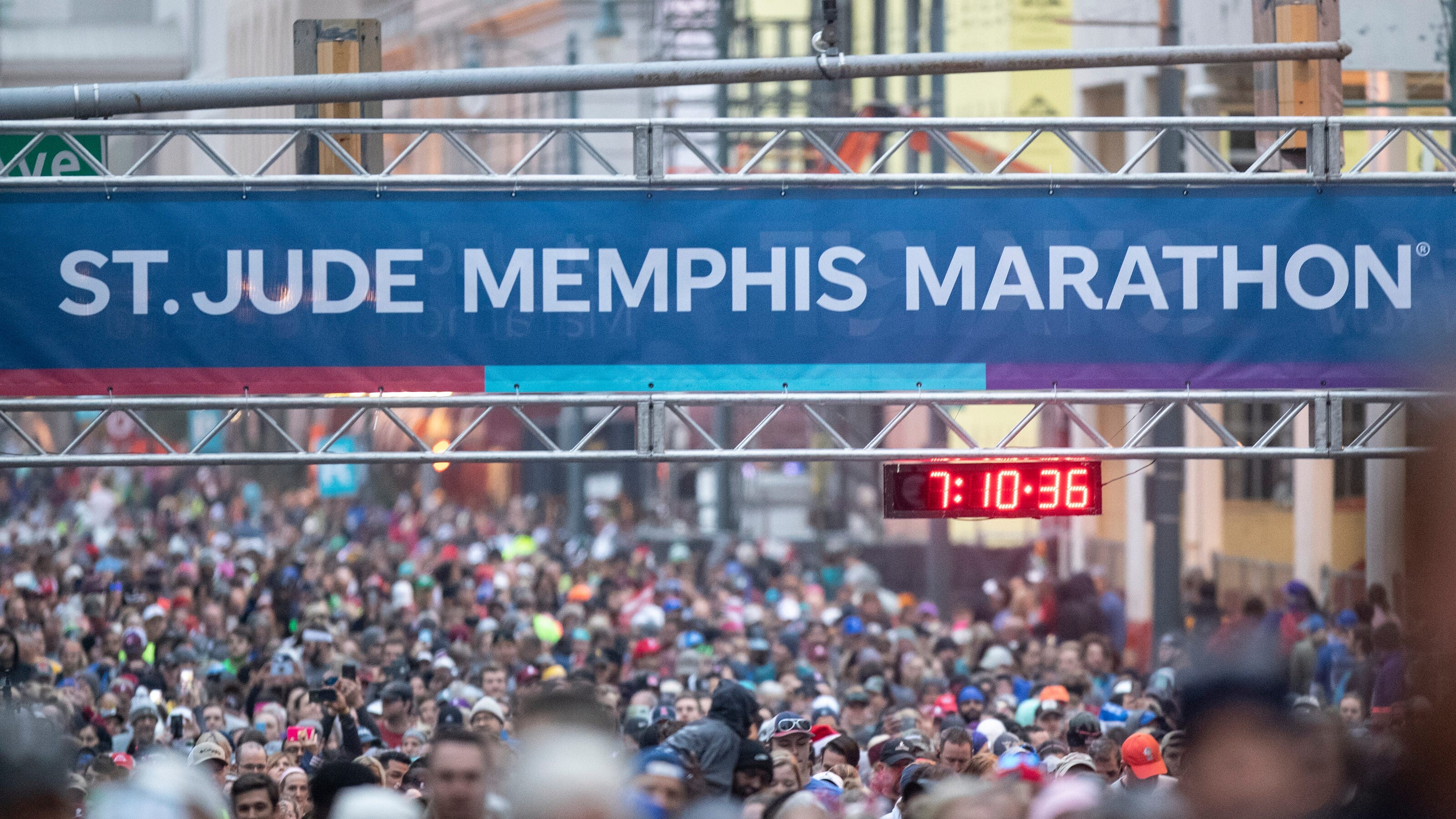 2021 St. Jude Memphis Marathon Finisher Long Sleeve Shirt