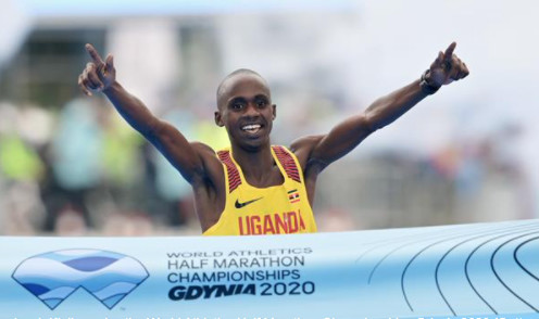 Kiplimo makes history for Uganda at World Athletics Half Marathon Championships Gdynia 2020
