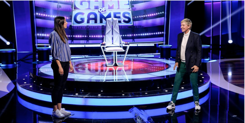 Pro Runner Rebecca Mehra Dances Her Way to $5,000 on Ellen DeGeneresâ€™s Game Show
