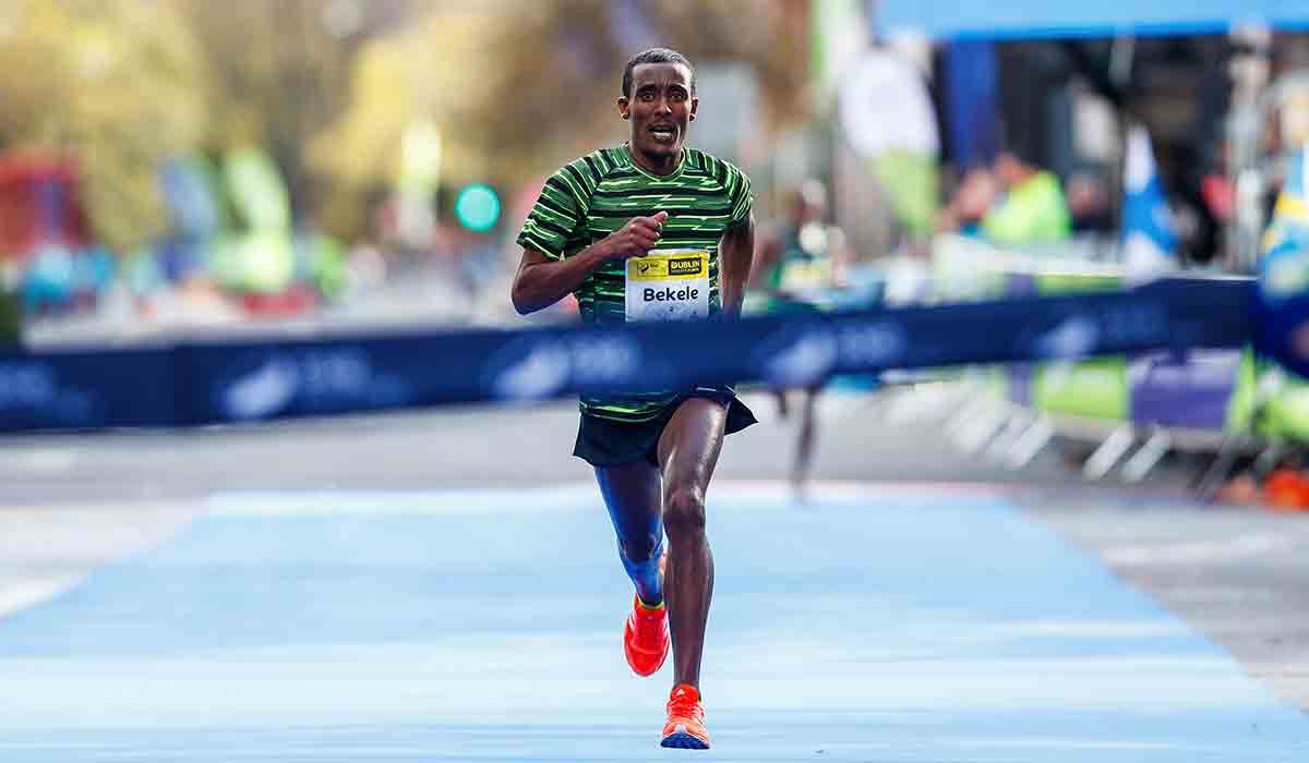 Asefa Bekele from Ethiopia  won the 2018 men's Dublin Marathon