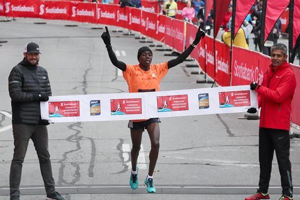 Toronto marathon champion Benson Kipruto targets medal at rescheduled Boston marathon