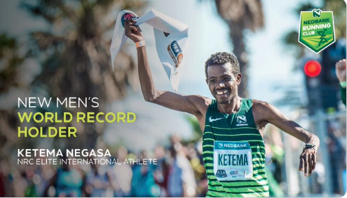 Ethiopian runner sets menâ€™s 50K world record with 2:42:07 run in South Africa