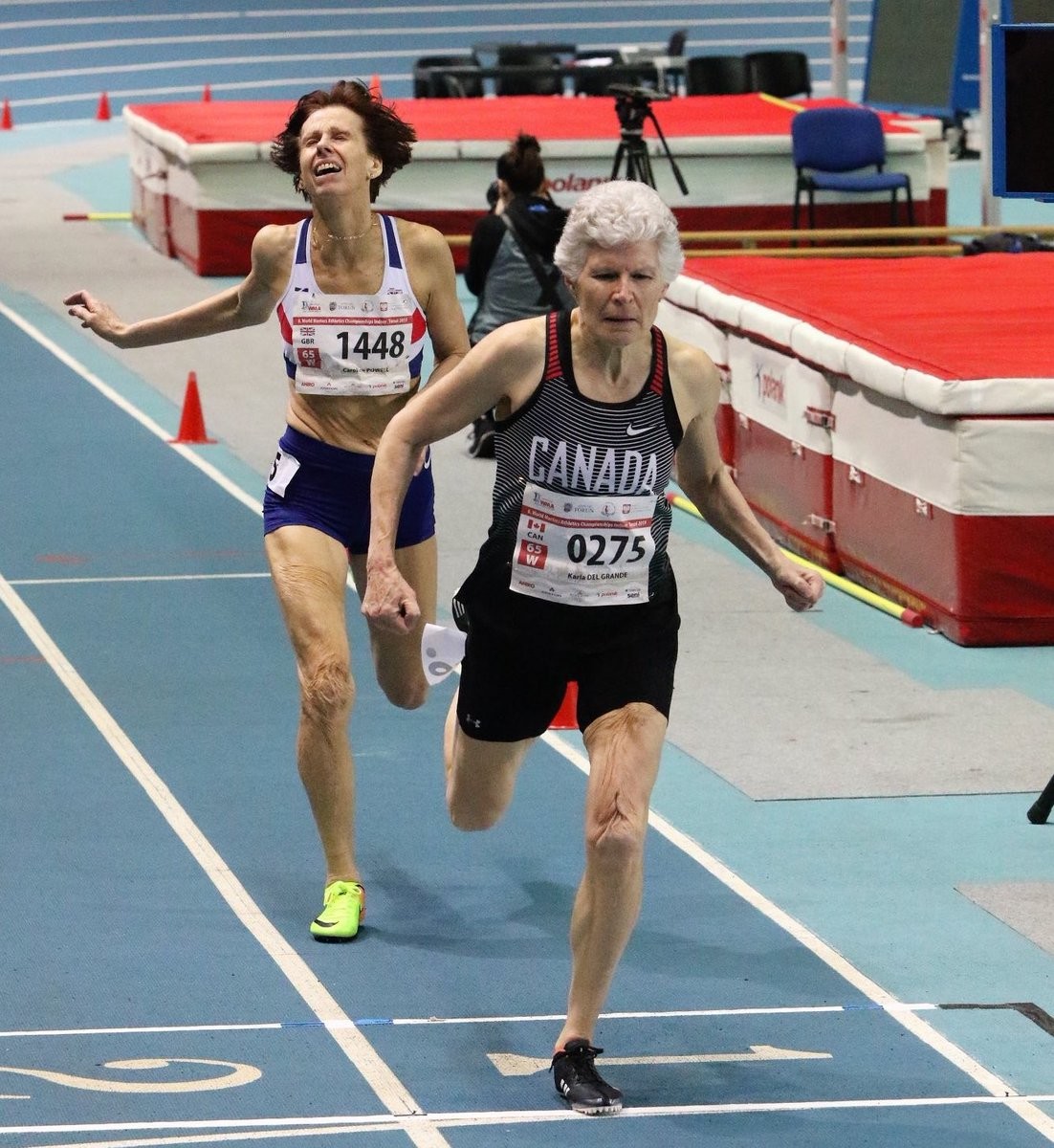 Canada's Karla Del Grande sets two world records at masters meet - Canadian  Running Magazine