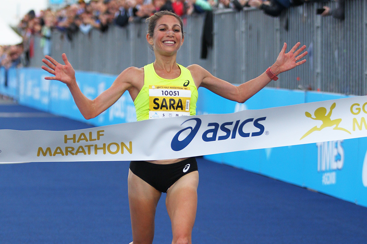 Sara Hall wins the Gold Coast Half Marathon in Australia today and then will be racing Peachtree on July 4th