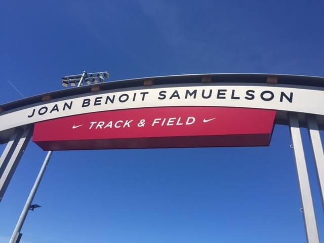 Joan Benoit Samuelson Track in Freeport Maine was officially opened today