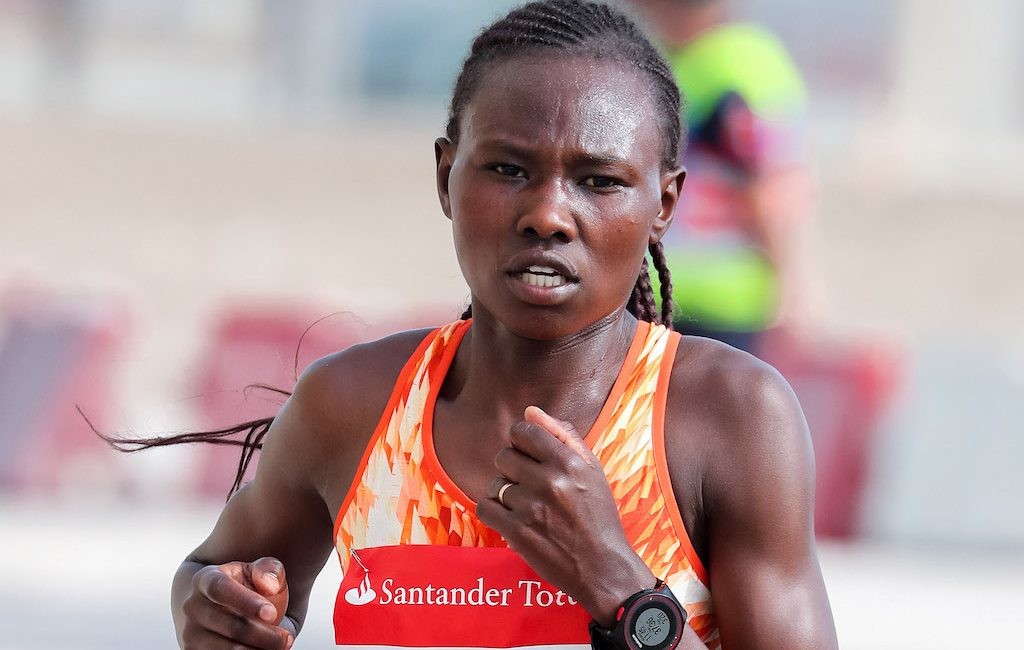 Ruth Chepngetich of Kenya and Ethiopiaâ€™s Mare Dibaba are ready to compete at the Bogota Half Marathon