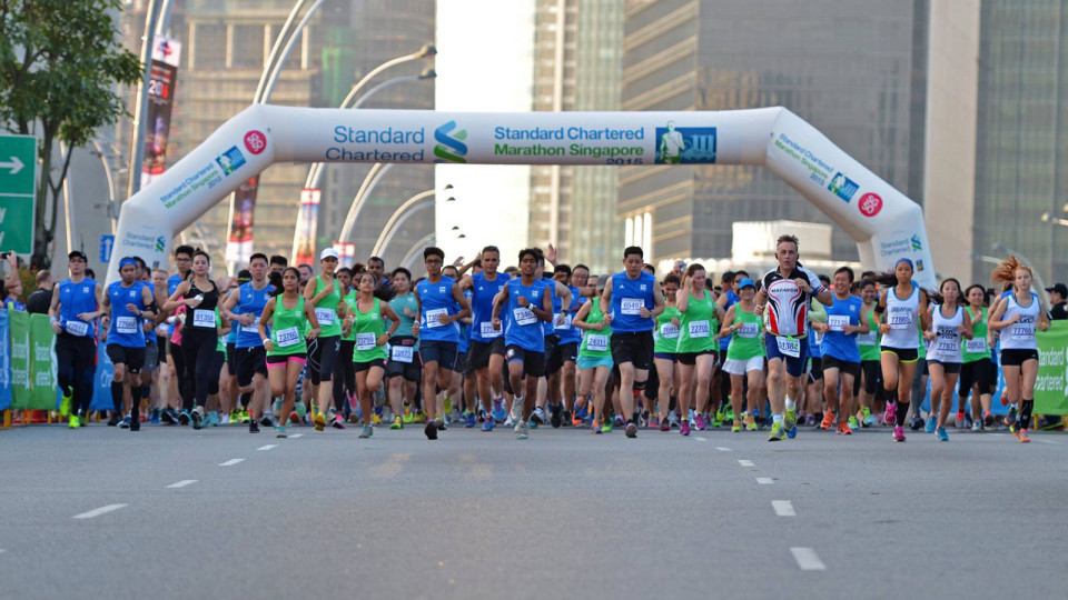 This year's Standard Chartered Singapore Marathon will be held at night for the first time in its history