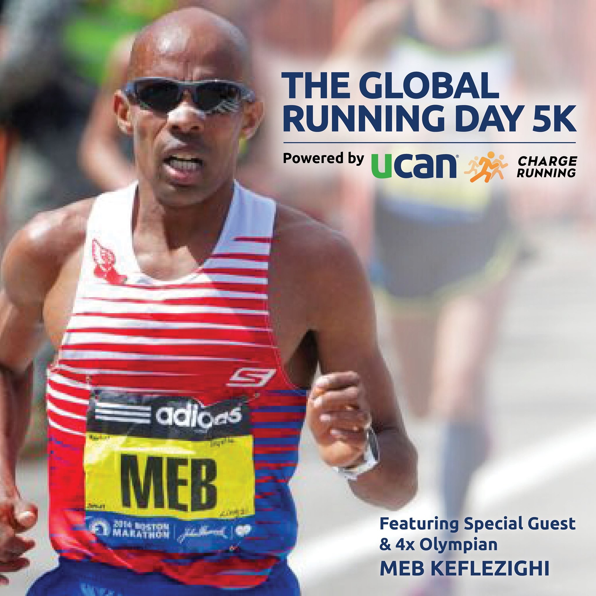 Run with 4x U.S. Olympian Meb Keflezighi on Global Running Day