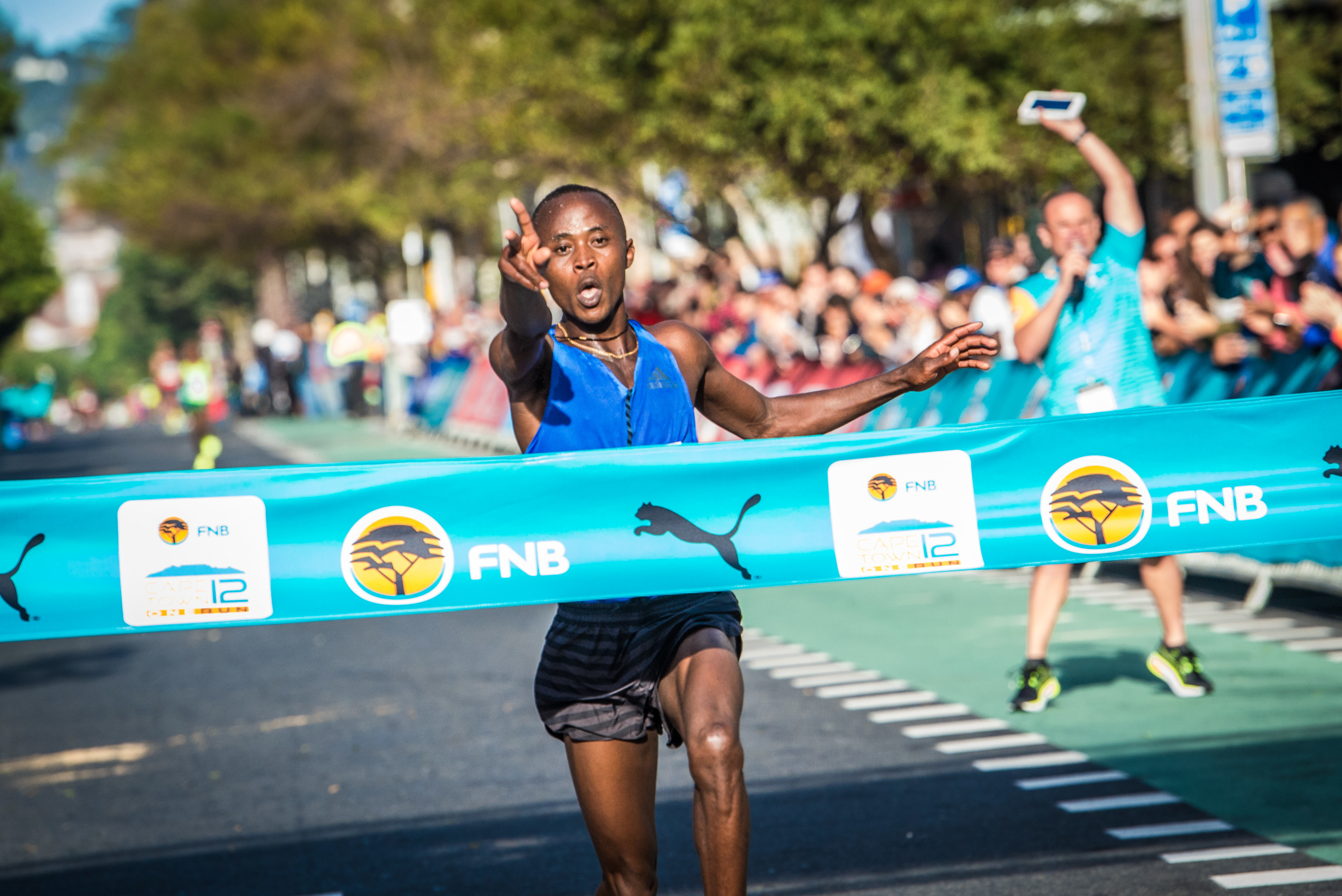 Morris Gachaga ran the world's best time for 12K in Cape Town last year and on Sunday wants to go faster