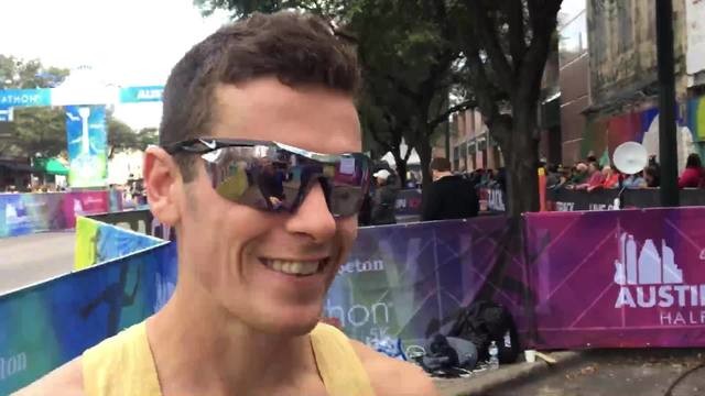  Joey Whelan dominated the field and won the Austin marathon again 