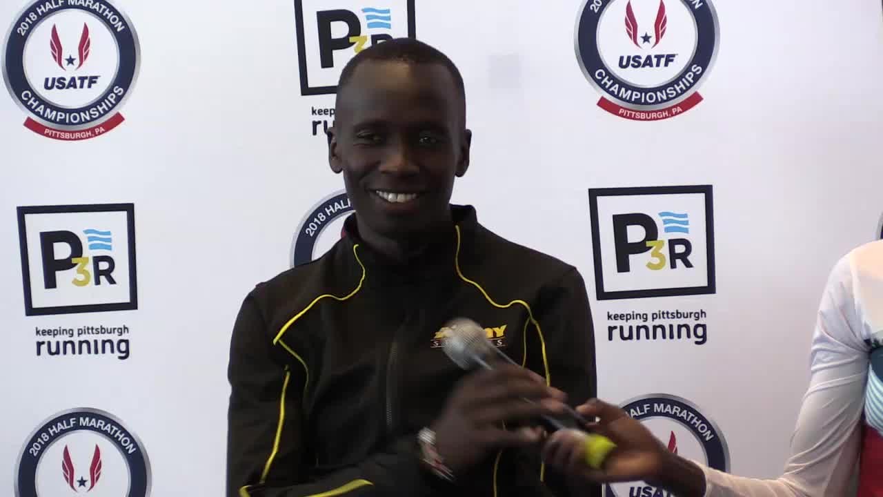 Leonard Korir and Stephanie Bruce won the USATF Half Marathon titles in Pittsburgh