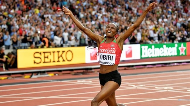 Hellen Obiri has announced she will compete in both the 5k and 10k races at the IAAF World Athletics Championships in Doha 