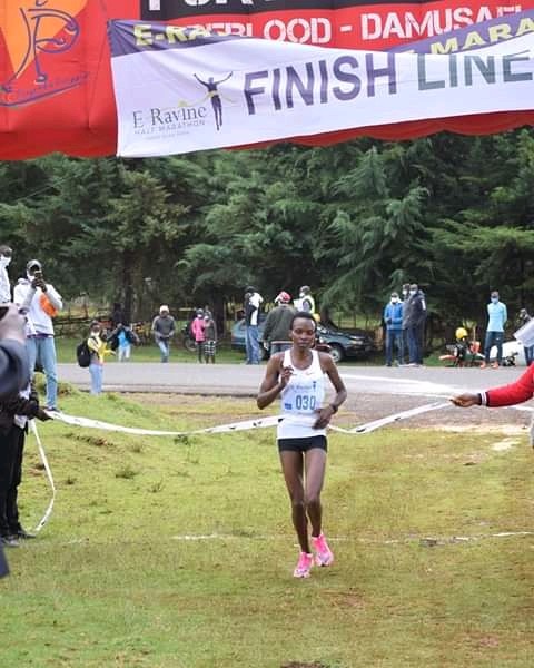 Daniel Mateiko and Evelyne Chirchir Dominates 2020 Eldama Ravine Half Marathon 
