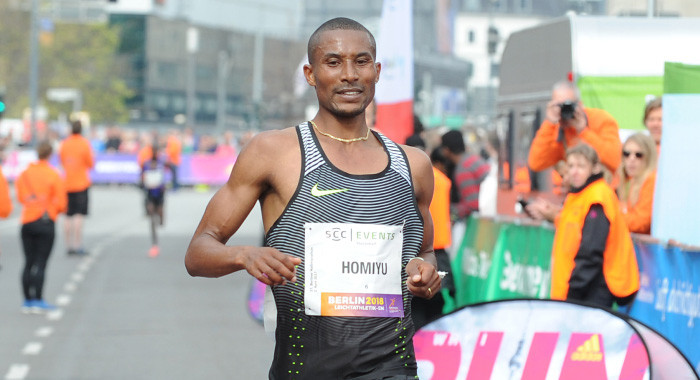 Ethiopian-German middle- and long-distance runner Homiyu Tesfaye will be among the elite menÂ´s field at the Haspa Hamburg Marathon