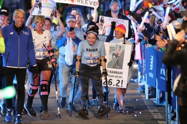 Hannah Gavios a runner left paralysed, Completes TCS New York City Marathon