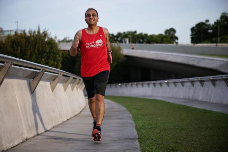Priyank Sharma lost 57 pounds (26k) in six months through running and is ready to run the Sundown Marathon