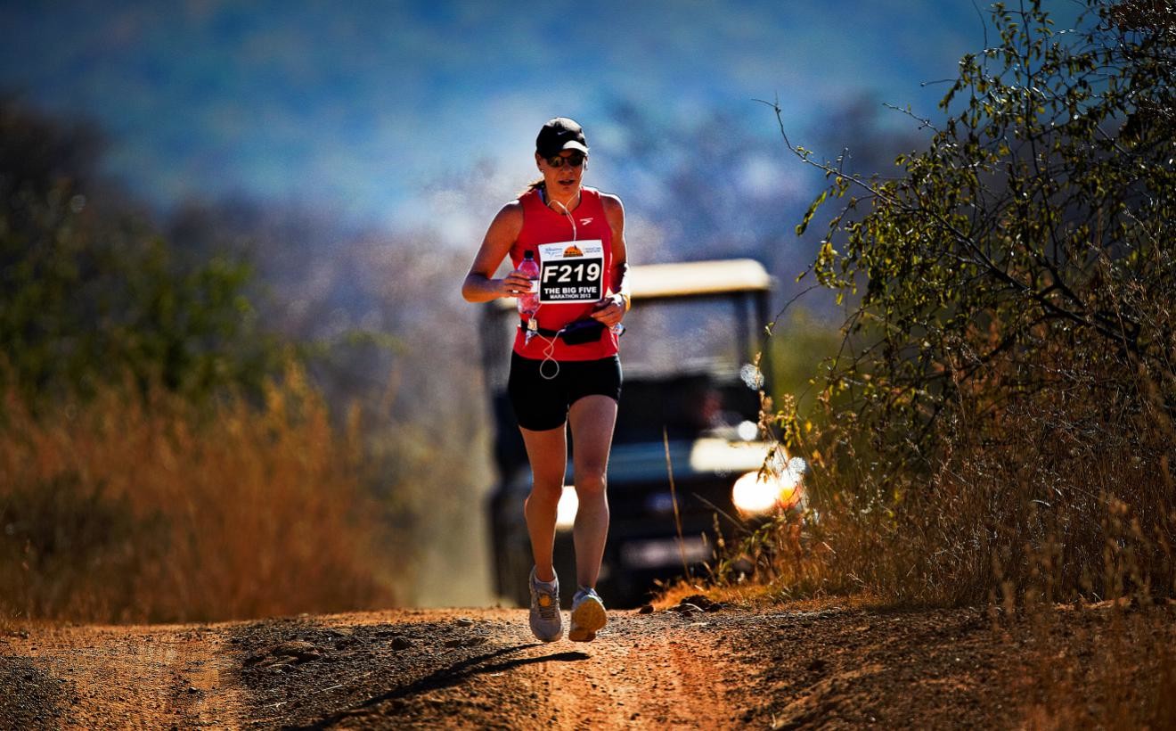 Run among the wildlife of South Africa