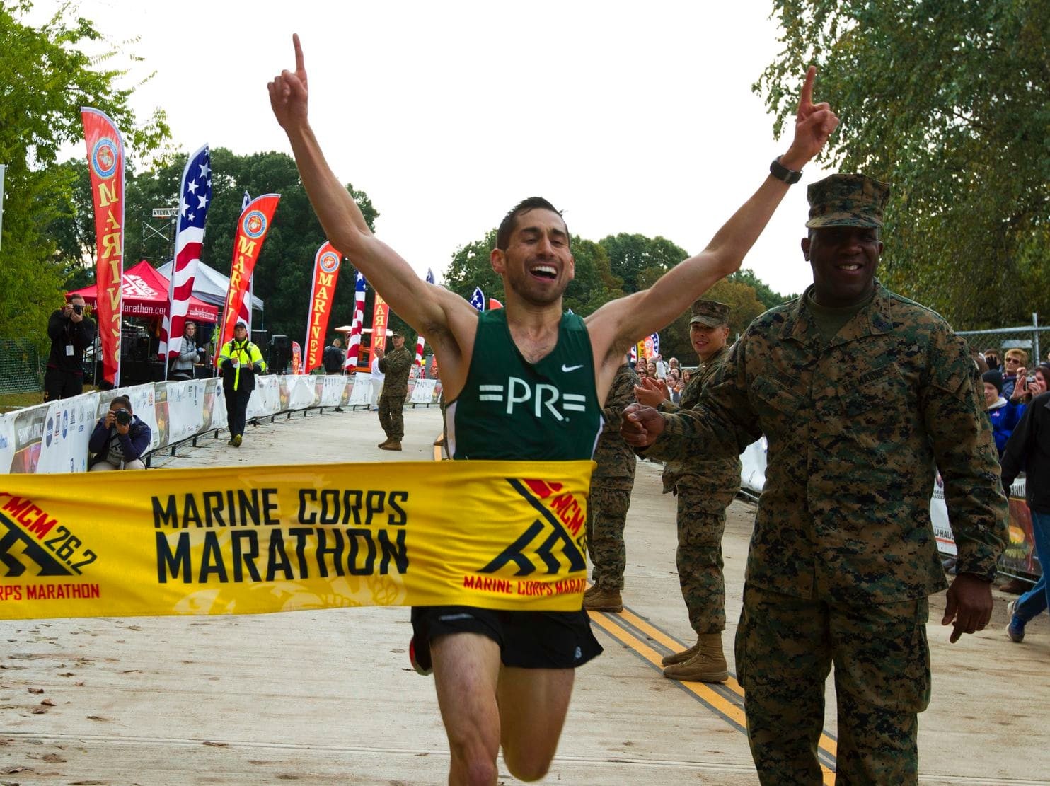 Jeffrey Stein won the 43rd Marine Corps Marathon, a first marathon win for this public defender