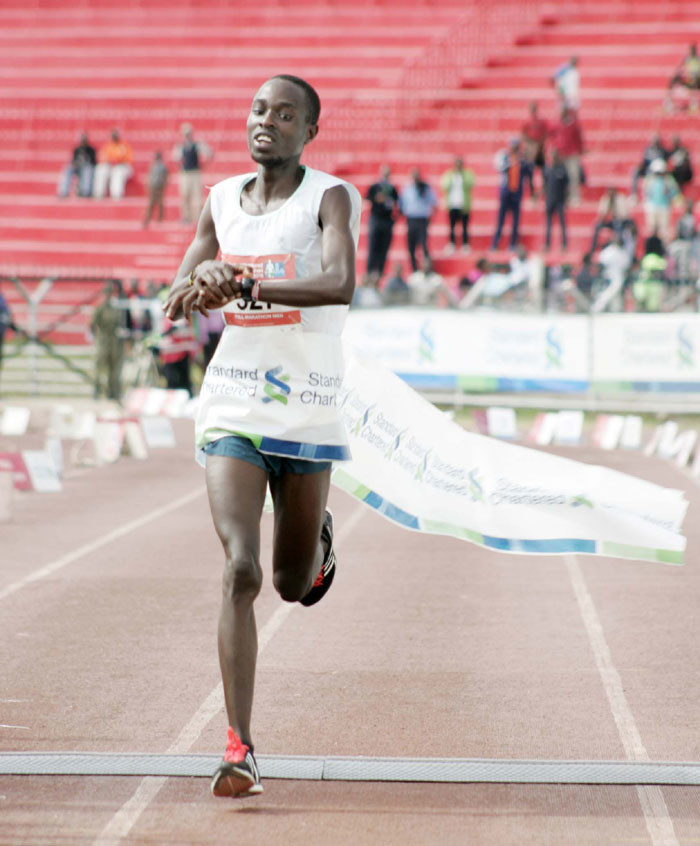 Joshua Kipkorir winner of the 2016 Standard Chartered Marathon wants to set the course record
