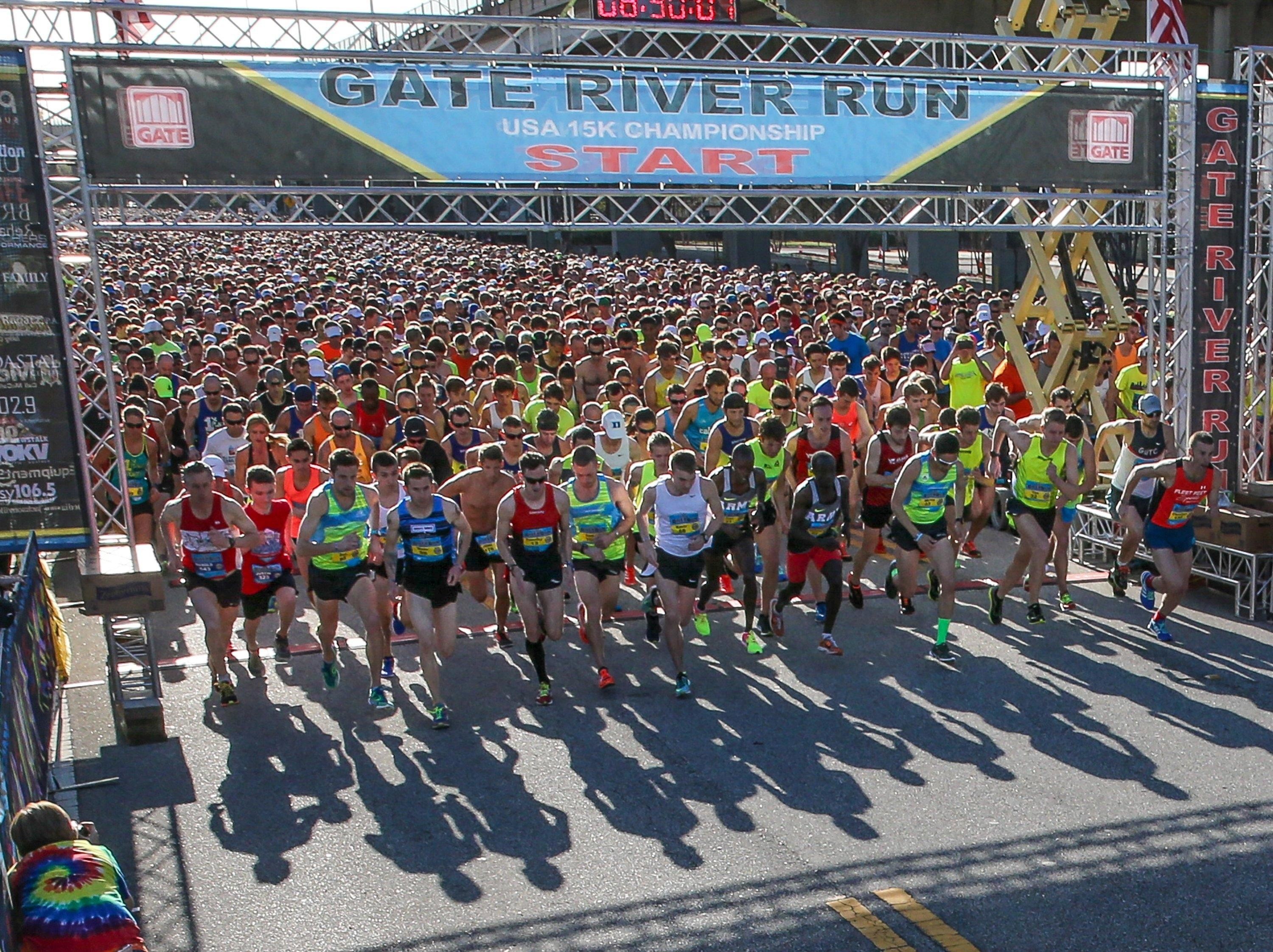 There is a group of 33 runners called the Streakers who have finished every Gate River Run