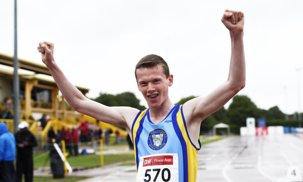 18-year-old Max Burgin runs 1:44 UK U20 800m record at Trafford