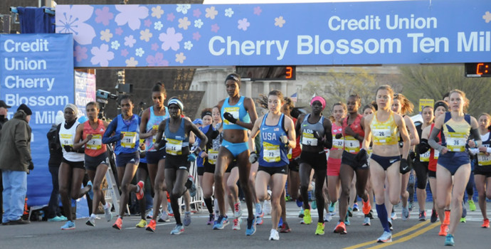 Credit Union Cherry Blossom Ten Mile Run Partners with MarathonFoto