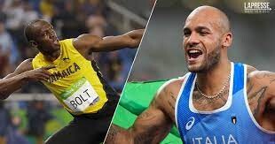 Italy's Olympic 100m champion Lamont Marcell Jacobs challenges Usain Bolt to charity race