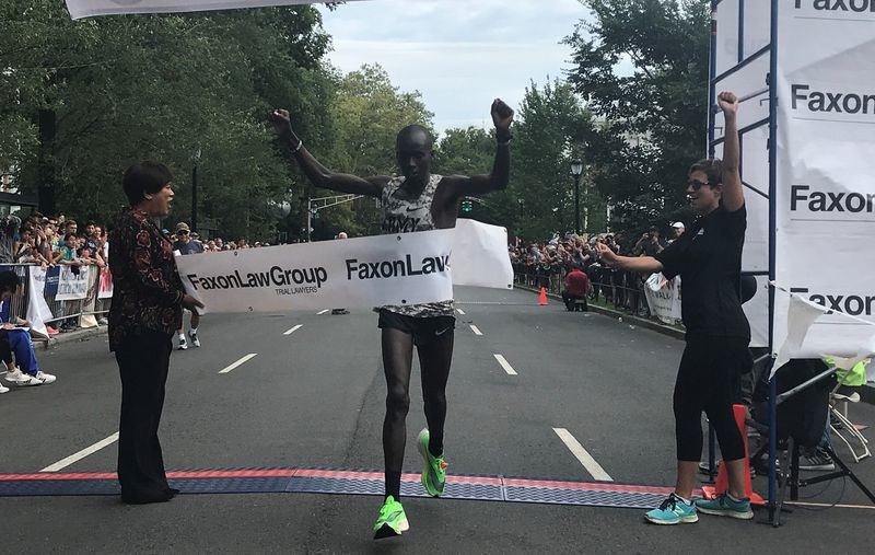 Leonard Korir and Sara Hall defend their national titles at the Faxon Law New Haven 20K