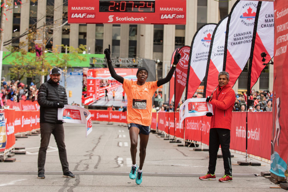 KenyaÂ´s Philemon Rono will be looking for another title at Scotiabank Toronto Waterfront Marathon