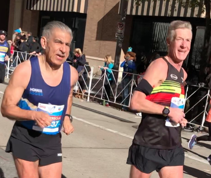 Antonio Arreola and Steve Schmidt became the first runners to break three hours in the marathon over six consecutive decades.