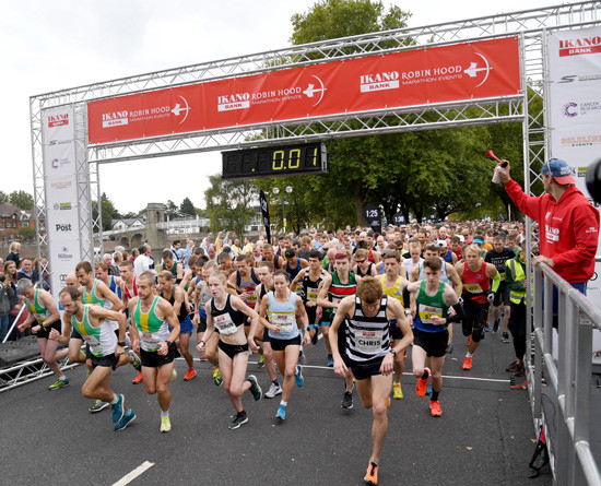 The Robin Hood Half Marathon course has been changed to make it an easier course