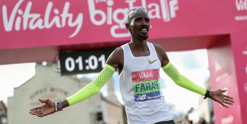 Mo Farah retained the Vitality Big Half title as he outkicked Bashir Abdi of Belgium and Daniel Wanjiru of Kenya to take the win in a thrilling sprint finish