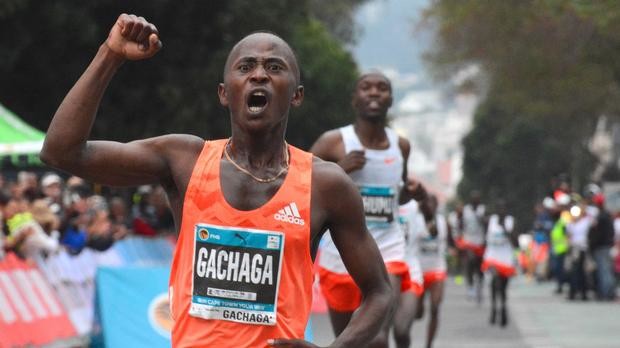 Morris Gachaga wins Cape Town 12 OneRun 15 seconds off his world best time for 12k