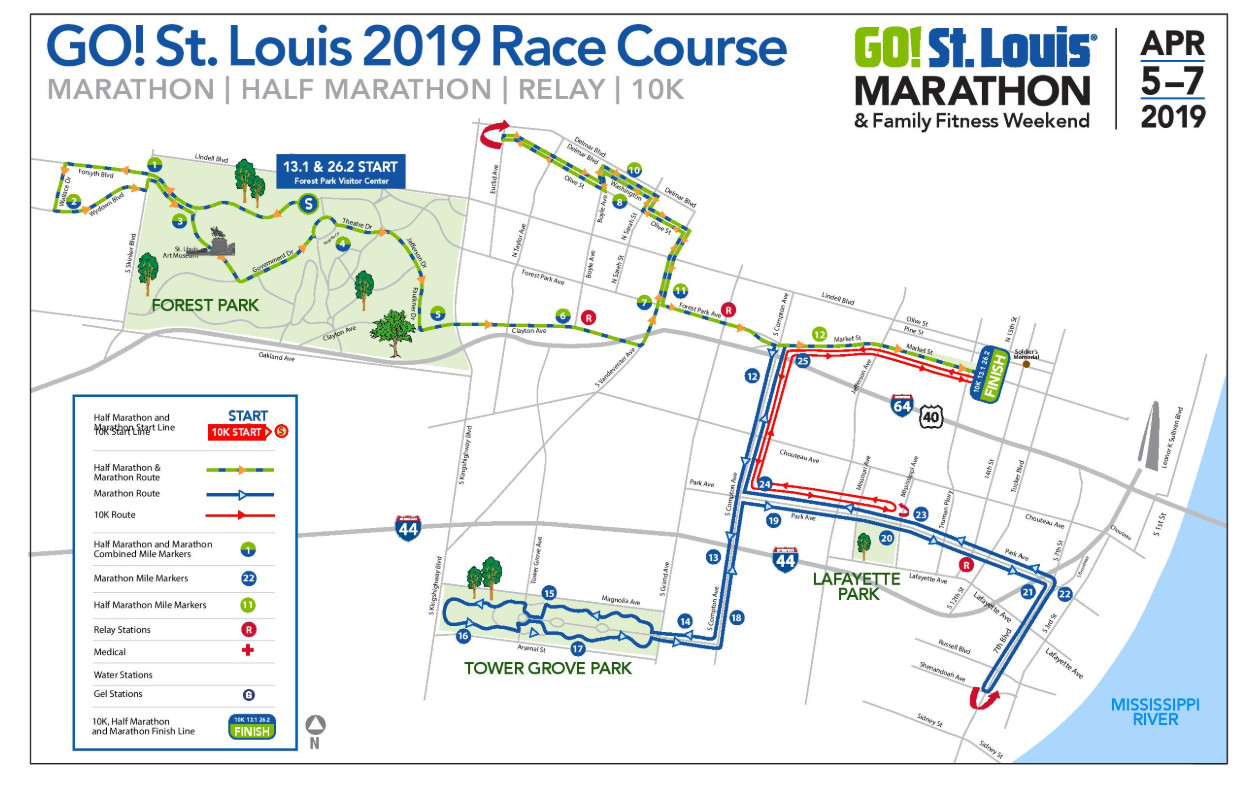 This year, GO! St. Louis Marathon has changed the course due to