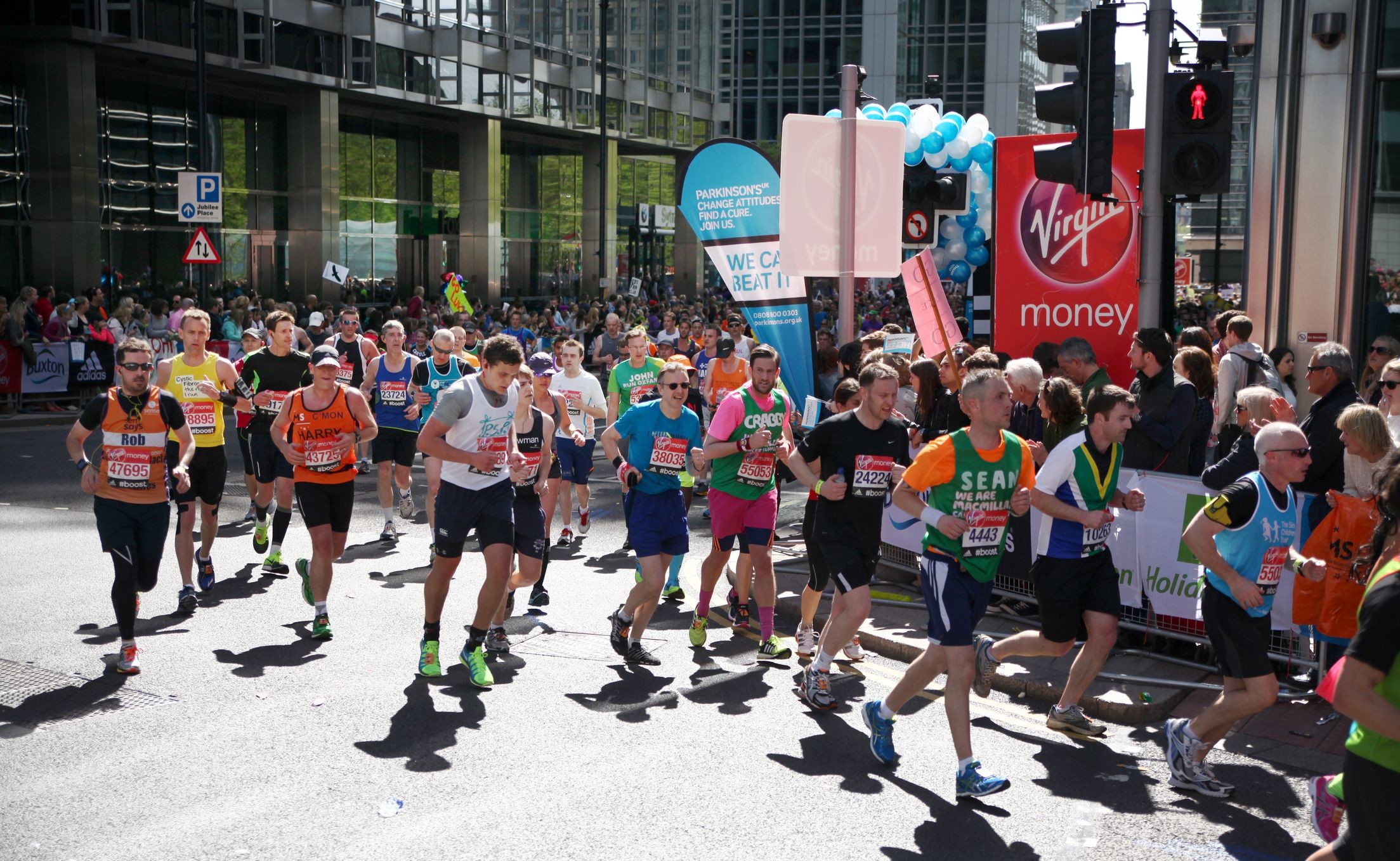 The total amount raised through the London Marathon will top 1 billion pounds this year ($1,319,000US)
