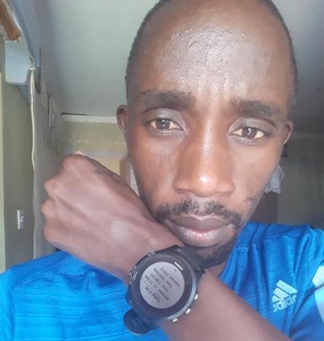 41-year-old athlete Edwin Kirwa won the Innovative Covid-19 Half Marathon in Iten Kenya